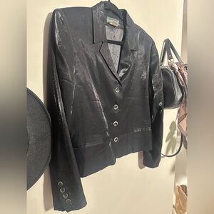Harve Benard Black Shimmer Jacket